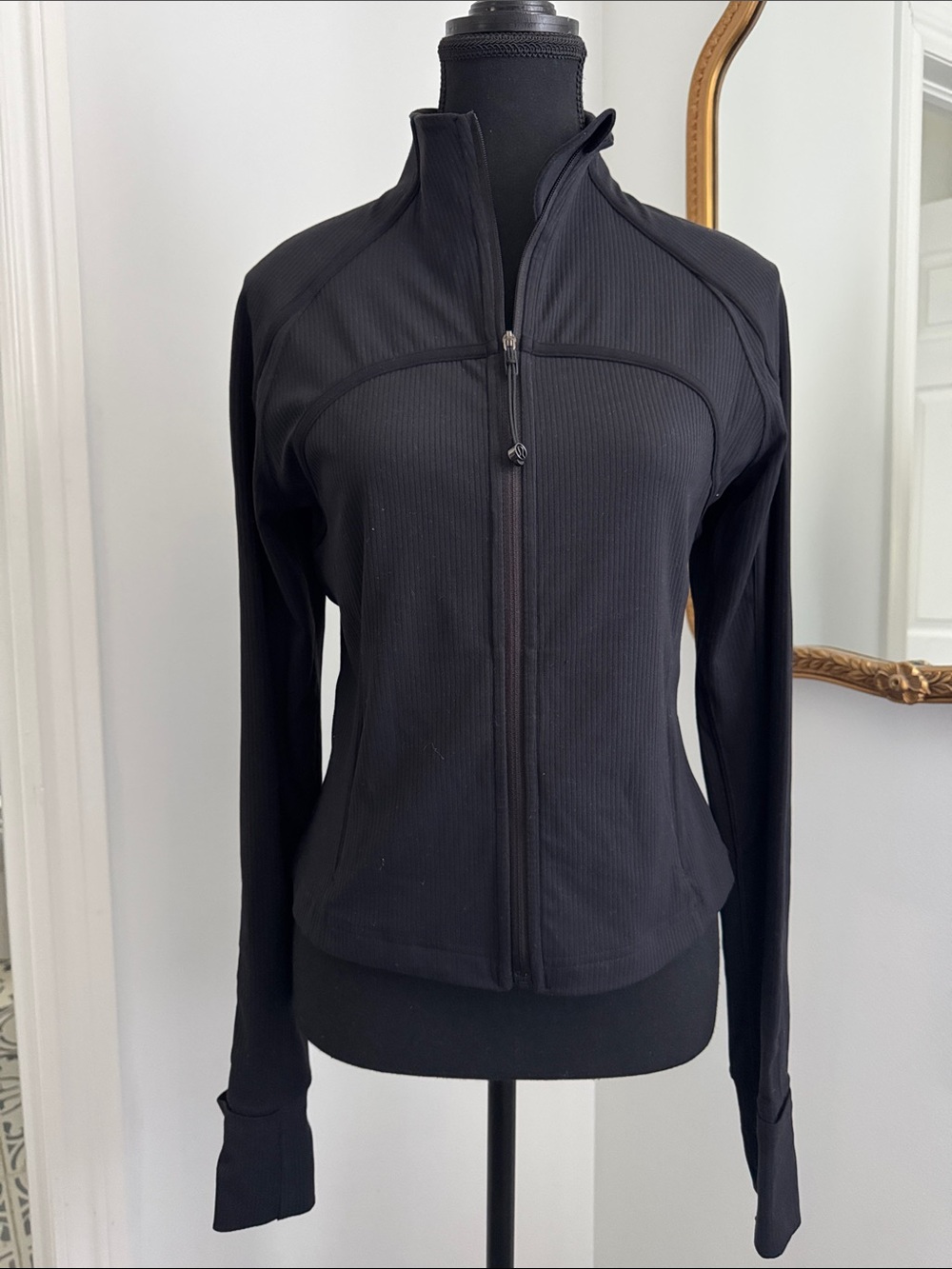Lululemon Cropped Align Ribbed Jacket Black